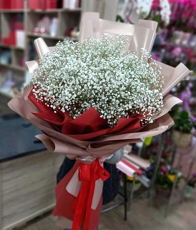 Букет цветов из: Гипсофила в Курганинске