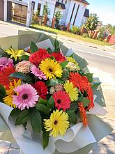 Букет цветов из:  Герберы #REPLACE_PRED# Курганинске