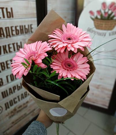 Букет цветов из: Герберы в Курганинске